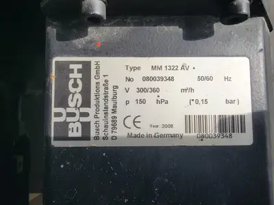 USED 2008 BUSCH MM1322AV