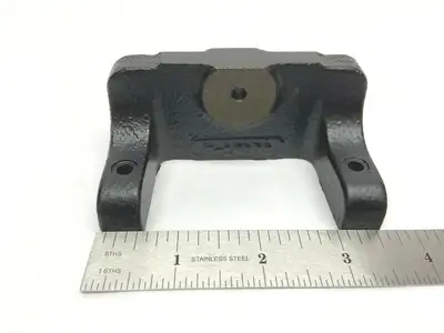 B-16073 | Black Vibratory Block Holder 2-1/2" ID M5 Metric Screw Holes - Used