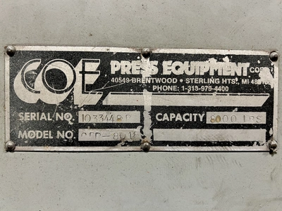 USED COE CPR8018