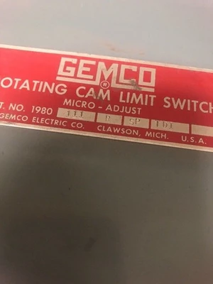 USED Gemco 1980-111-R-SP-TDI