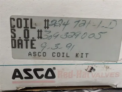 ASCO 224721-1-D Red Hat Solenoid Valve Coil Kit New NIB