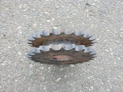 Roller Chain Sprocket No. HDS100Q21, Double Single