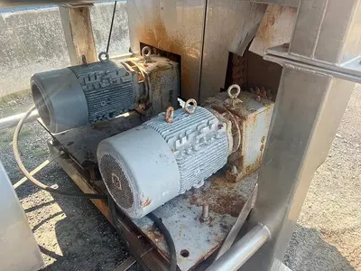 Used Rietz Double Ribbon Blender, 150 Cubic Feet