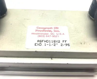 Used Compact Air Products ASFHD118X2-FF Pneumatic Cylinders Michigan US | Maverick Industrial Sales #1392127