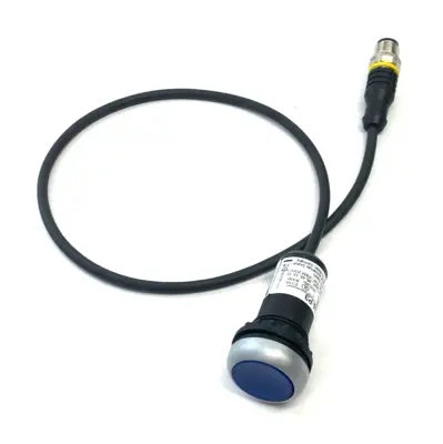 New | in-Stock Eaton Illuminated Pushbutton Blue, Momentary, RQM Compact Relays & Switches Michigan US | Maverick Industrial Sales #1462977