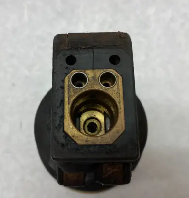 USED ABICOR BINZEL TORCH HEAD HEAVY USAGE