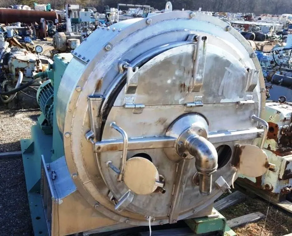 Krauss-Maffei SZ 70 pusher centrifuge, 316SS.