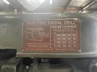 Used DELTA ROCKWELL 15-118 Heavy Duty & Sensitive Single Spindle Drills California US | Wheeler Machinery Sales #1480910