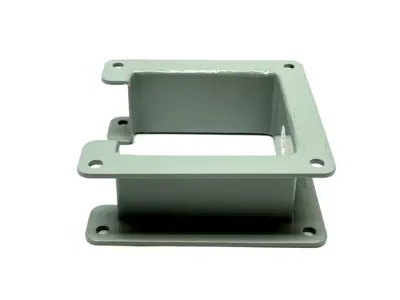 F44LN2 | Hoffman  Nipple Lay-in Hinged-Cover 4 x4 x 2 Gray LOT OF 2 - Used