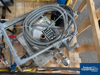 USED De Dietrich 500 Gal DeDietrich Glass Lined Reactor, 100/100#