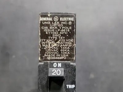 Used GENERAL ELECTRIC TEY120 Switchgears British Columbia CA | Lenmark #241717