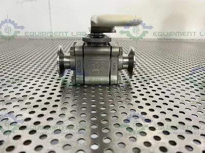 USED SVF -F. C. I. SB79999ATTR BALL VALVE W/ 1" SANITARY FITTING