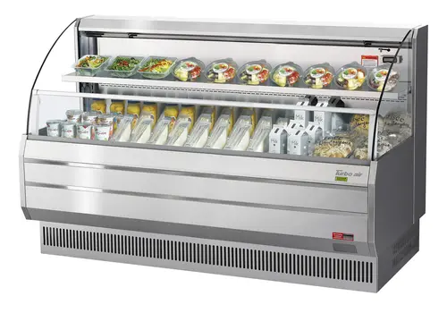 Turbo Air TOM-75LS-N 75 3/4" Horizontal Open Air Cooler w/ (2) Levels, 115v