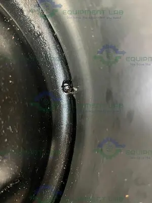 USED POPE SCIENTIFIC 5000 ML SPHERICAL, WIDE MOUTH DEWAR FLASK 76MM OD