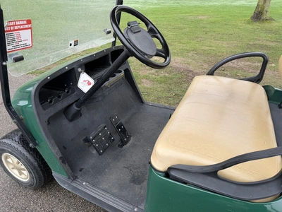 (1) 2014 E-Z-Go golf cart with a Kawasaki gas engine, does not include Club canopy, ball carrier, fo...