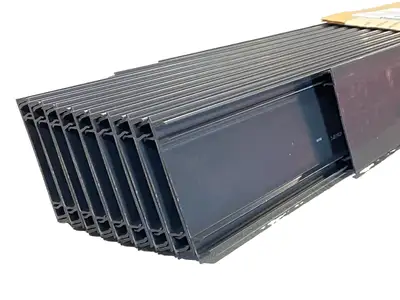 New | in-Stock Panduit Hinged Wiring Duct Cover Black 6ft Lengths PKG OF 120FT Misc Electrical & Power Parts Michigan US | Maverick Industrial Sales #1414260