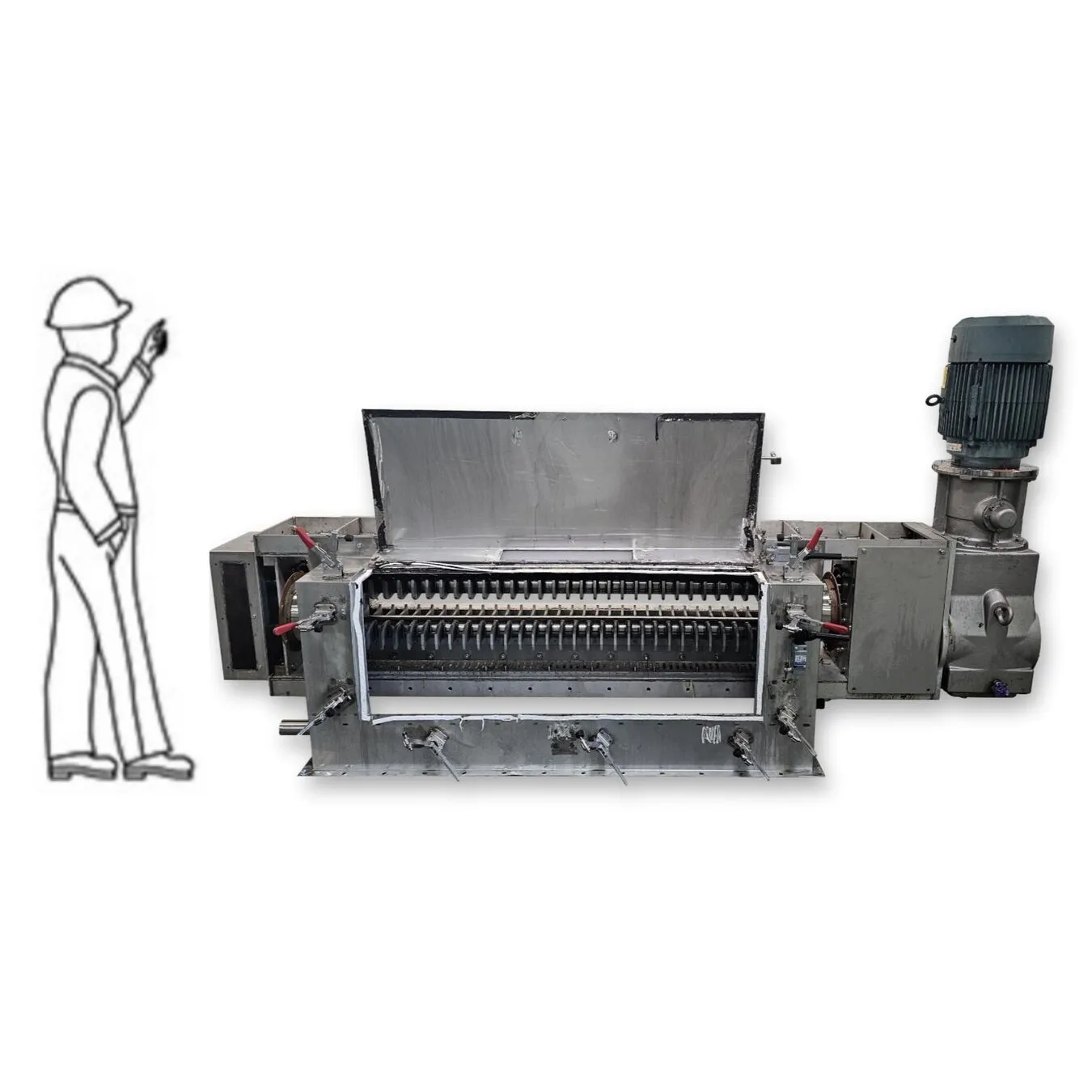 Used 15HP Stainless Steel Lump Breaker Pre-Breaker