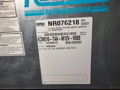 USED KEEPRITE KCM016-T4A-M12V-R088