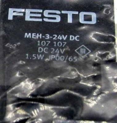 NEW FESTO MELH-3-0,9-I SOLENOID VALVE 35092 MELH309I