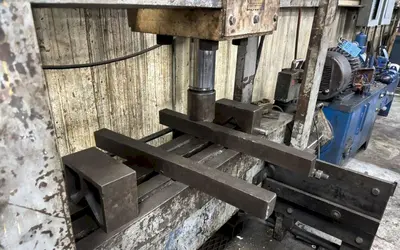 150 TON CAPACITY OTC SLIDING BED HYDRAULIC H-FRAME PRESS: STOCK #23492