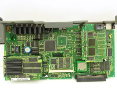 Fanuc A16B-3200-0412/ 08A Main Board Slot Card With SRAM CPU Servo Cards