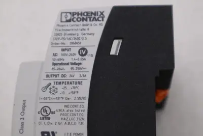 NEW OPEN BOX Phoenix Contact Power Supply Module 100-240V 2868651 STK H305A