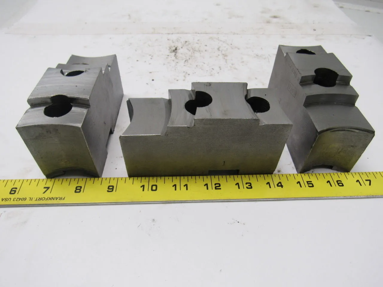 Daco 12KSEH Lathe Chuck Top Jaws 4-3/4" X 2-1/2" X 1-3/4" Lot Of 3