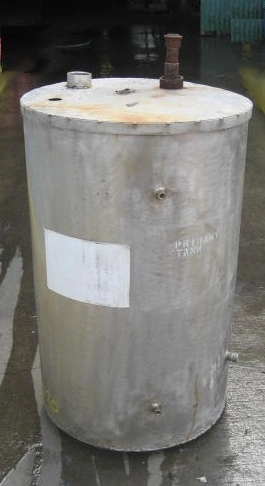SPC6770  Tank 60 gallon vertical tank, Stainless Steel, flat