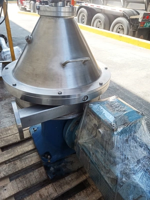 Macfuge 325 CHPT 3SK-P self-cleaning biodiesel purifier, 316SS.