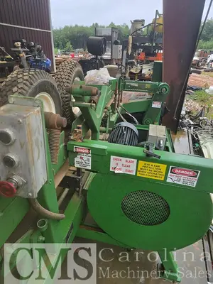 USED MORGAN SINGLE HEAD RESAW WITH RETURN