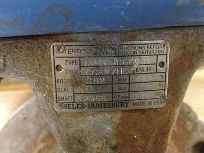 Neles Jamesbury 6"-150 V-Ball Control Valve