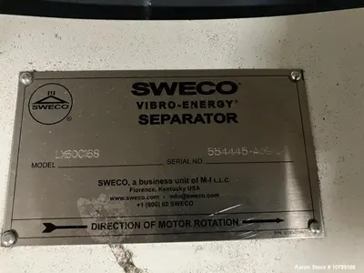 USED SWECO LX60C168