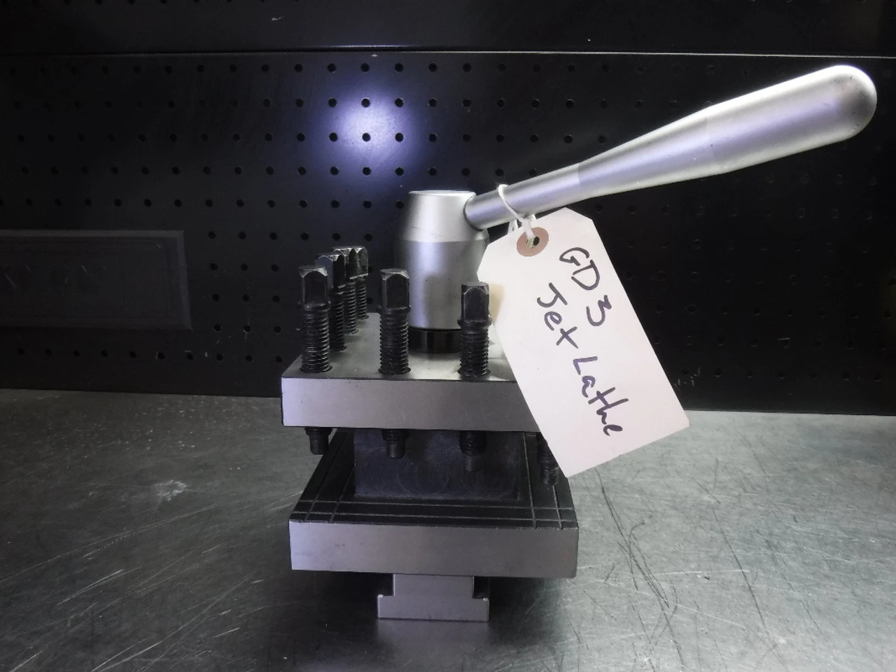 Jet Square Metal Lathe Turret Tool Holder Post For GD3 (LOC2149A)