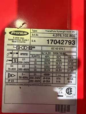 FRONIUS A-4600 Robotic Welders | K.B. Industries LLC (5)