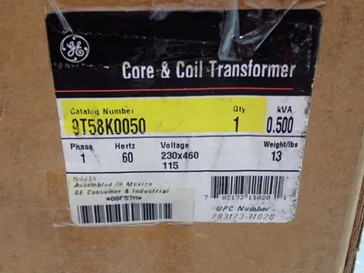 New | in-Stock GENERAL ELECTRIC 9T58K0050 Transformers | HGR 24 #742560
