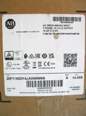 NEW Allen-Bradley 20F-11ND014JA0NNNNN