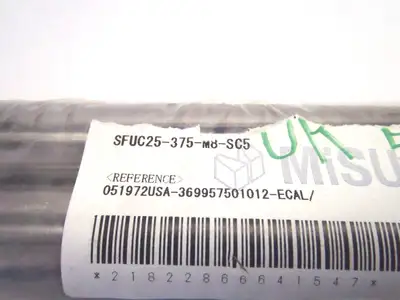 USED MISUMI PRECISION LINEAR SHAFTS ONE END TAPPED WF