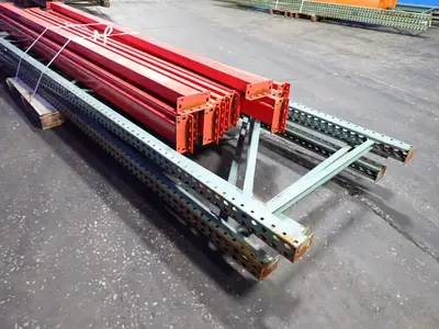42" X 192" Pallet Racking  - Teardrop