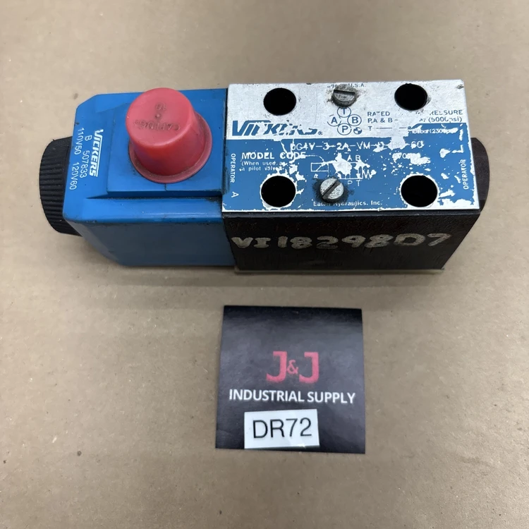 Used Vickers DG4V-3-2A-M-U-B6-60 Valves/Fittings Indiana US | J&J Industrial Supply #1017951