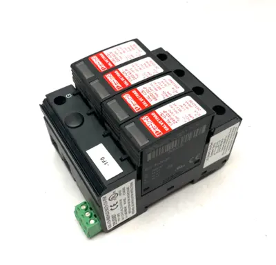 USED PHOENIX CONTACT SURGE PROTECTION DEVICE 4-CHANNEL