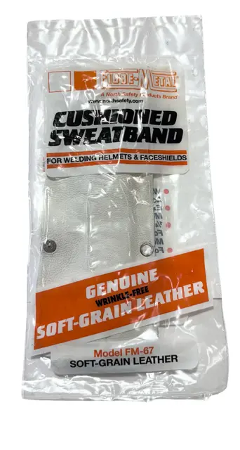 Fibre-Metal Genuine Soft-Grain Leather Cushioned Sweatband FM-67