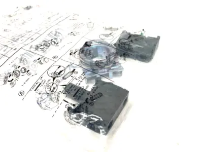 NEW ALLEN-BRADLEY SER. A WHITE LED CONTACT MODULES W/ METAL LATCH
