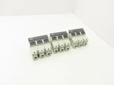 Allen Bradley 1492-FB3J30-L Fuse Holder 30A 600V 3 Pole Class J Ser B Lot of 3