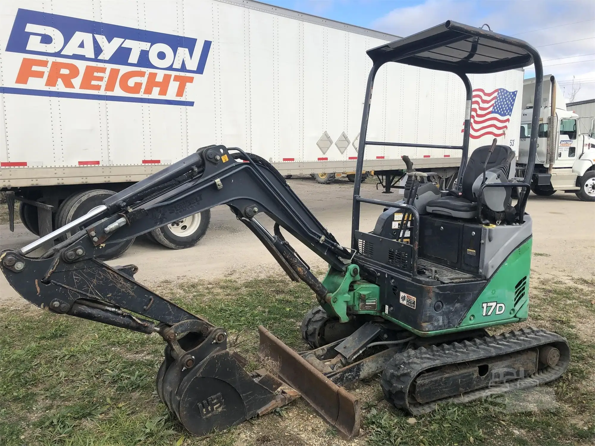 Used 2014 DEERE 17D Crawler Excavators - Mini Michigan US | NAS Sales #1557814