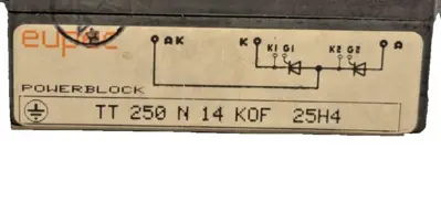 USED EUPEC TT 250 N 14 KOF