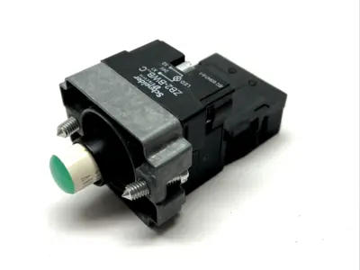 USED SCHNEIDER ELECTRIC METAL SERIES GUSHBUTTON BASE