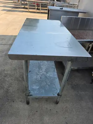 Used Falcon Restaurant Supply Used 48" x 24" Stainless Steel Table - SS410 Food Prep Tables Illinois US | Falcon Restaurant Supply #1373518