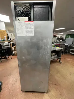 Used Hoshizaki Used 27 1/2" Hoshizaki R1A-FS Stainless Solid Door Reach-In Refrigerator - TH2 Refrigerators Illinois US | Falcon Restaurant Supply #1374847