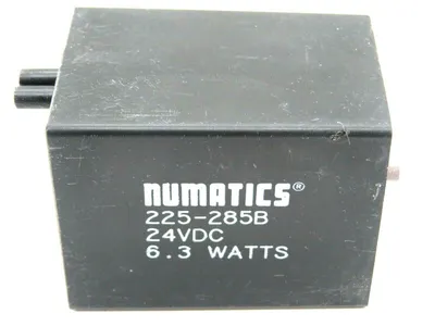 NEW NUMATICS 225-285B SOLENOID VALVE COIL 24VDC 6.3 WATTS 225285B