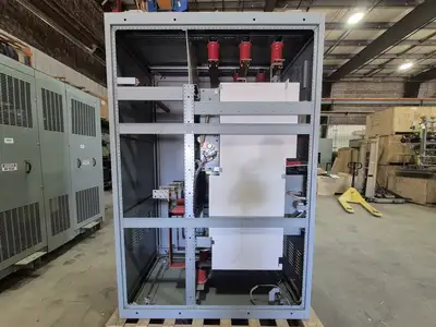 Double Fused Interrupter Switch 5 kV, 4160 Volts & Conduit Cabinet